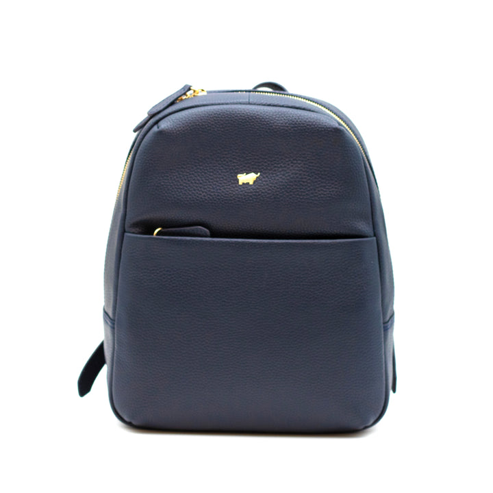 Braun Büffel Hanna Rucksack S in Marineblau aus genarbtem Leder