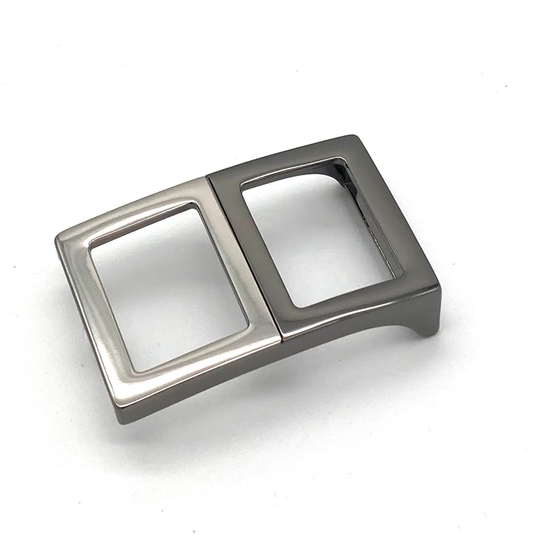 Brille Buckle 35mm in Silber geschwärzt