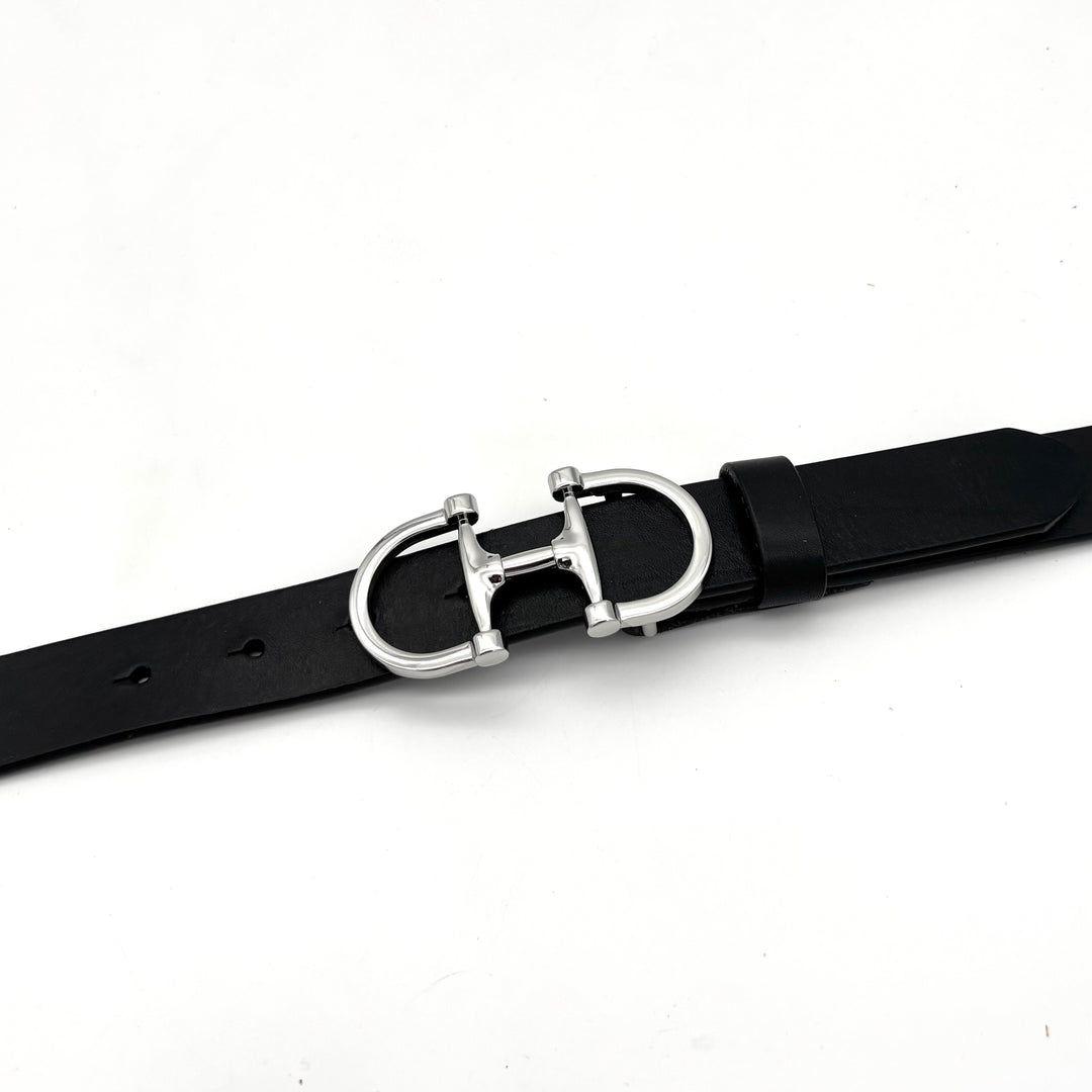 Detailansicht der Buckle 30 mm in Silber mit glänzender Oberfläche aus Zinkdruckguss
