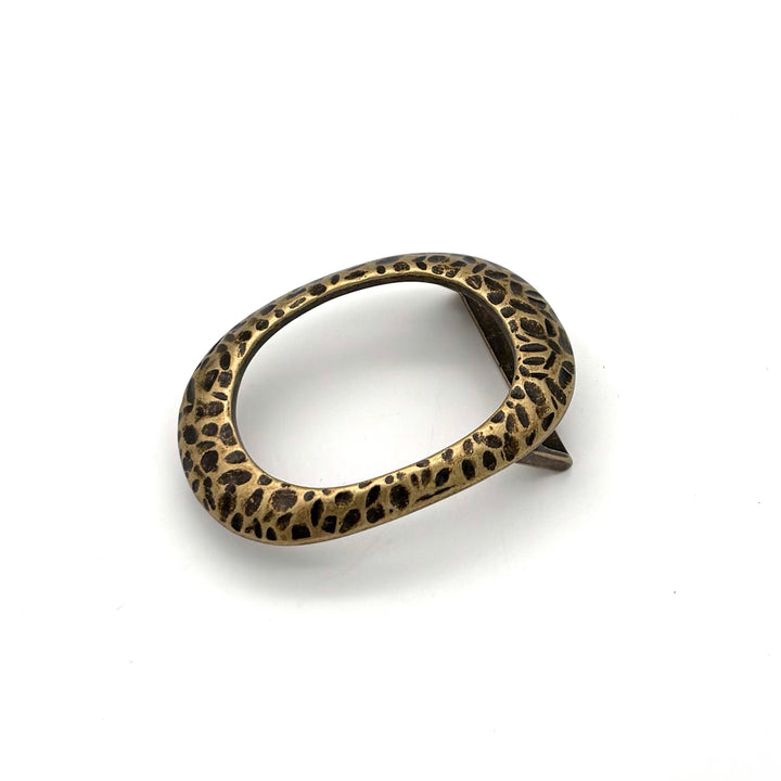 Buckle 40 mm Altgold matt für 40-mm-Druckknopfgürtel