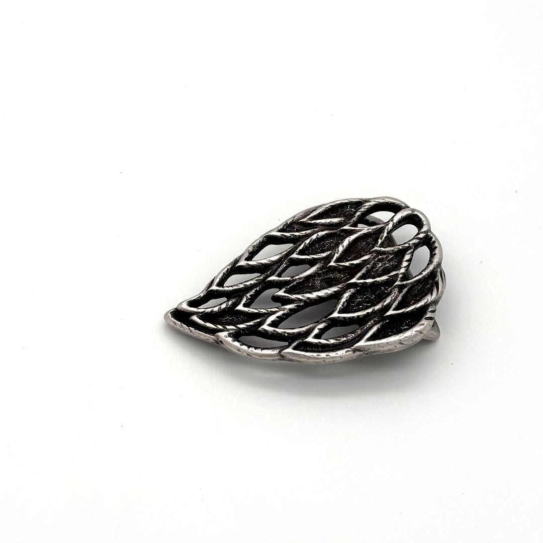 Buckle 40mm in Altsilber teilweise geschwärzt