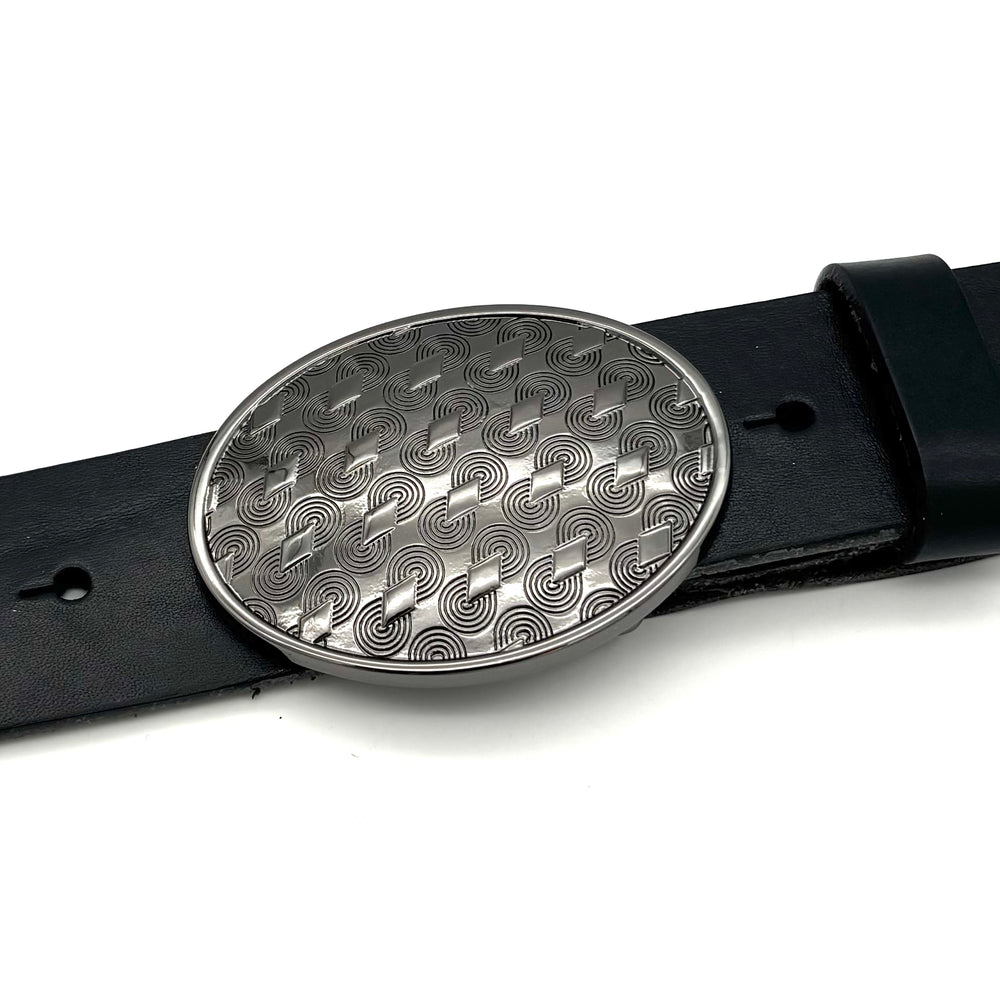 Detailansicht der Buckle 40 mm in geschwärzter glänzender Ausführung