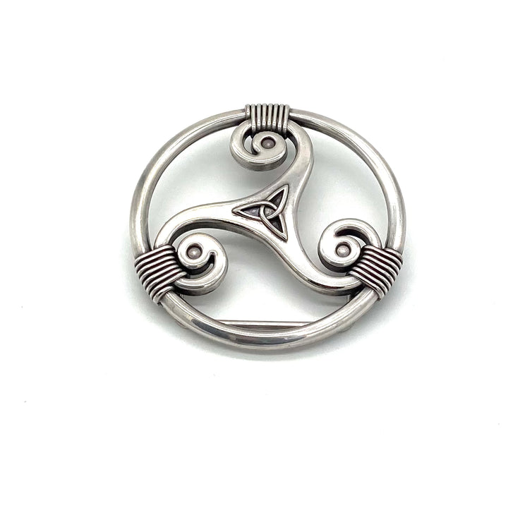 Buckle 40mm Reifen mit Bummerrang in Silber