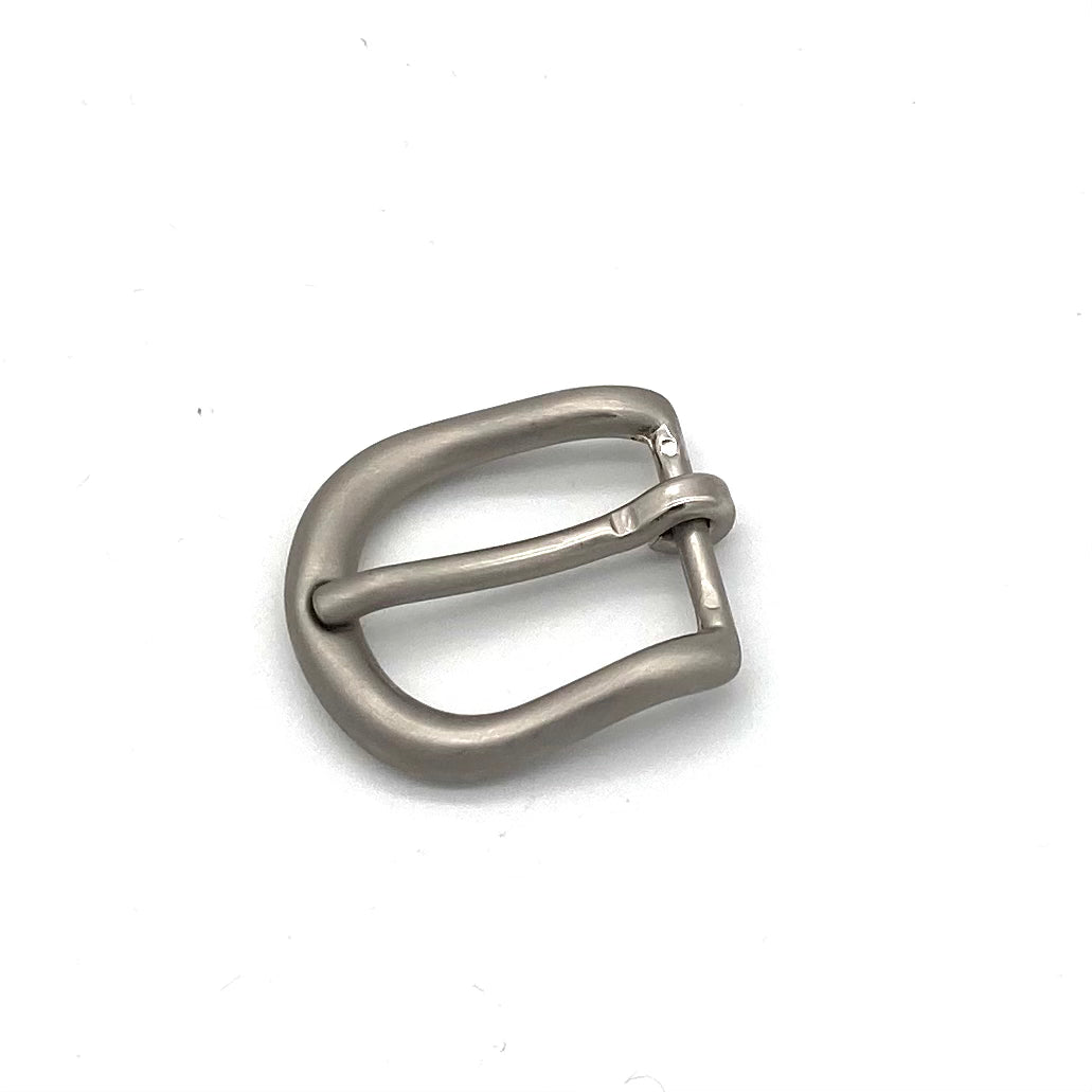 Dornschließe 20mm Edelstahl matt für Druckknopfgürtel