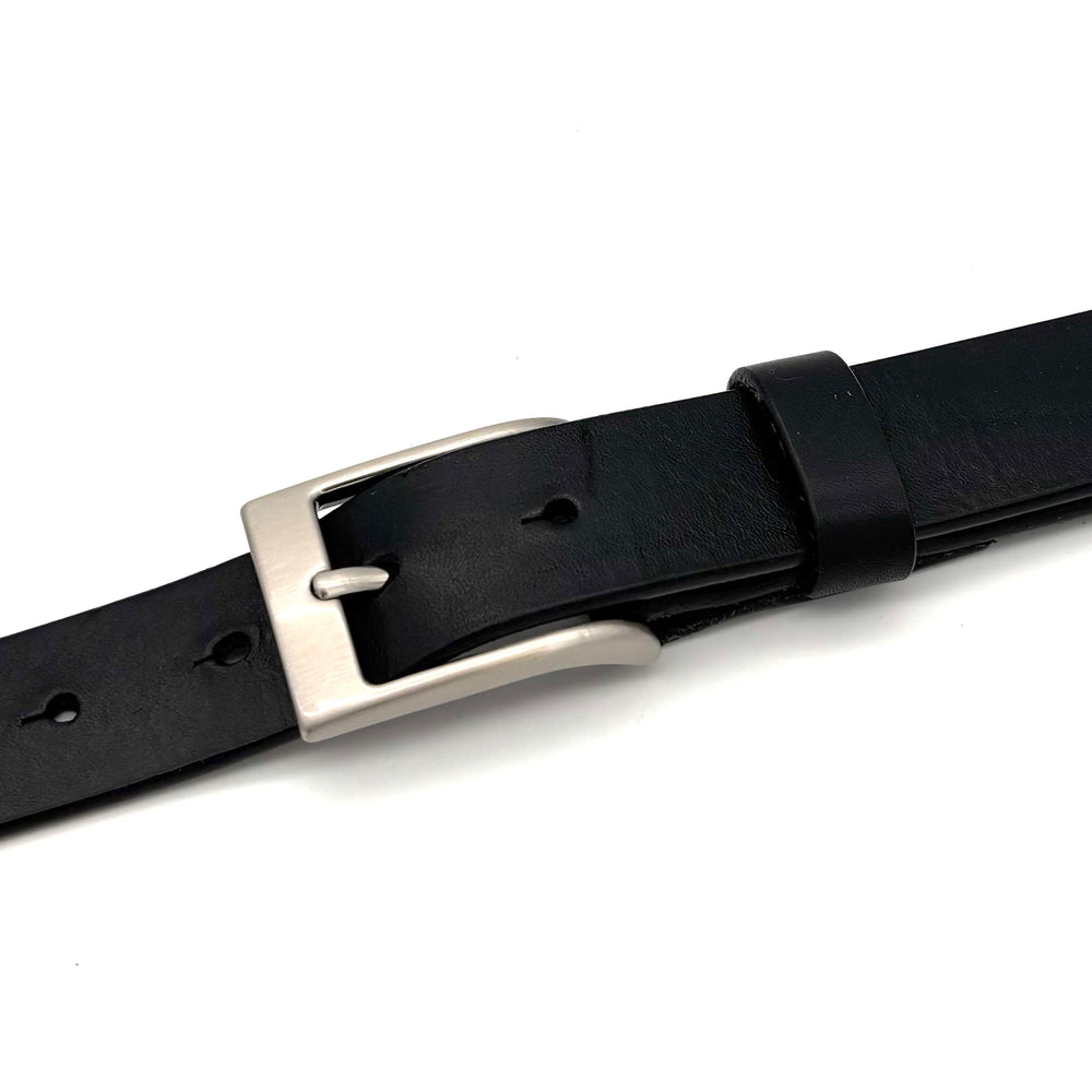 Dornschließe 30mm aus massivem Messing mit satinierter Edelstahloberfläche