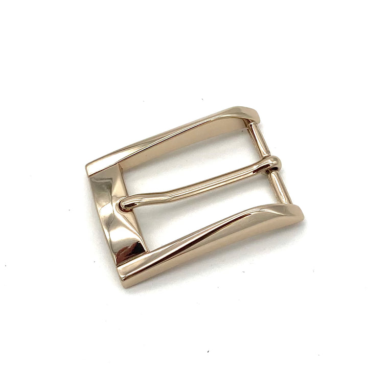 Dornschließe 30mm Gold poliert für Druckknopfgürtel