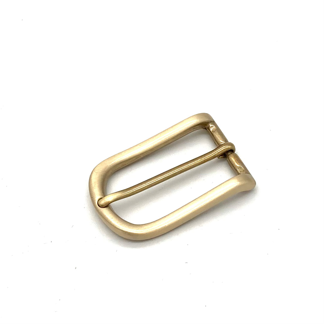 Dornschließe 30 mm Gold satiniert