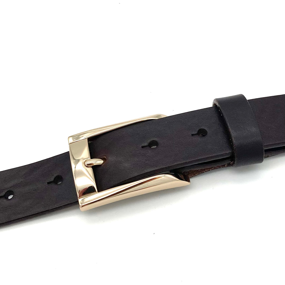 Goldene Wechselschließe 30mm für Gürtelriemen