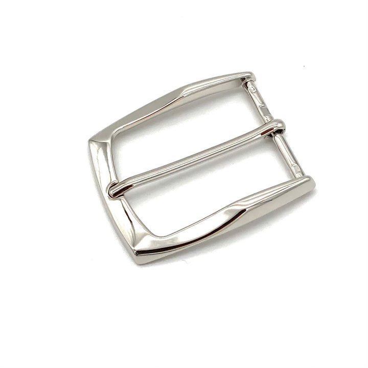 Dornschließe 40mm Edelstahl glänzend für Druckknopfgürtel