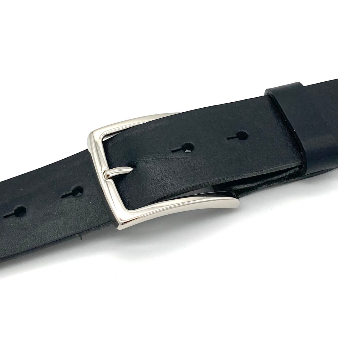 Dornschließe 40mm Edelstahl glänzend für Druckknopfgürtel