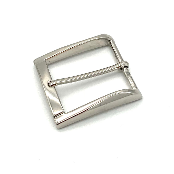 Dornschließe 40mm Edelstahl poliert für Druckknopfgürtel