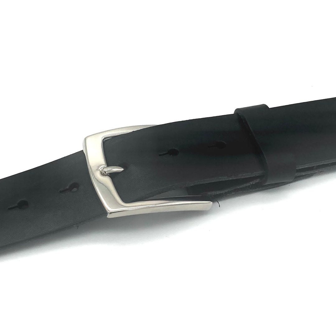 Dornschließe 40mm Edelstahl poliert für Druckknopfgürtel