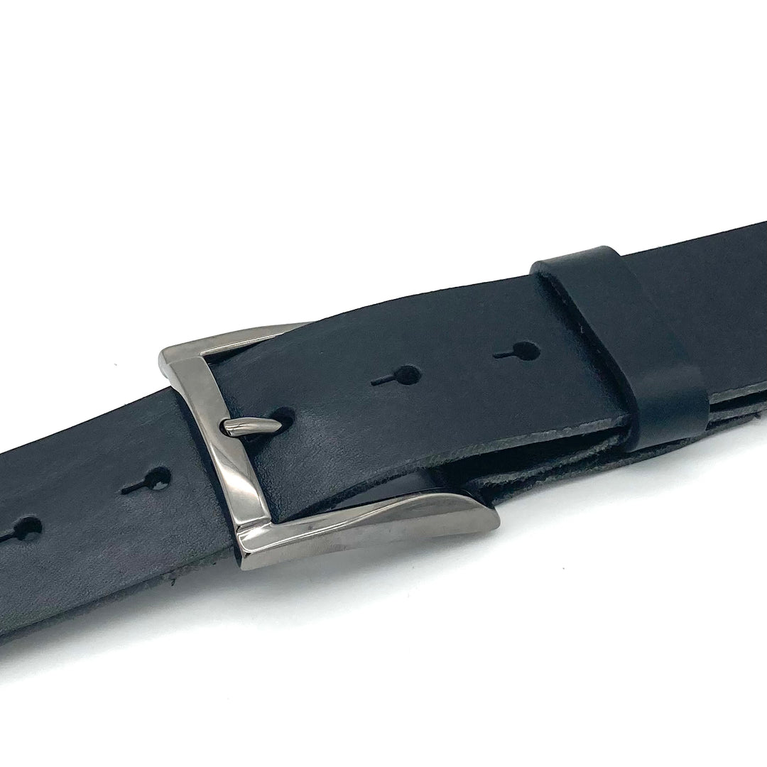 Geschwärzte Wechselschließe 40mm für Gürtelriemen