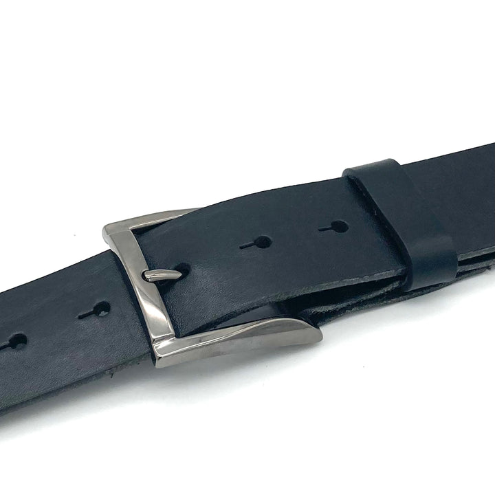 Geschwärzte Wechselschließe 40mm für Gürtelriemen