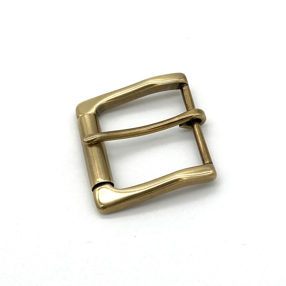 Dornschließe 40mm Gold glänzend für Druckknopfgürtel
