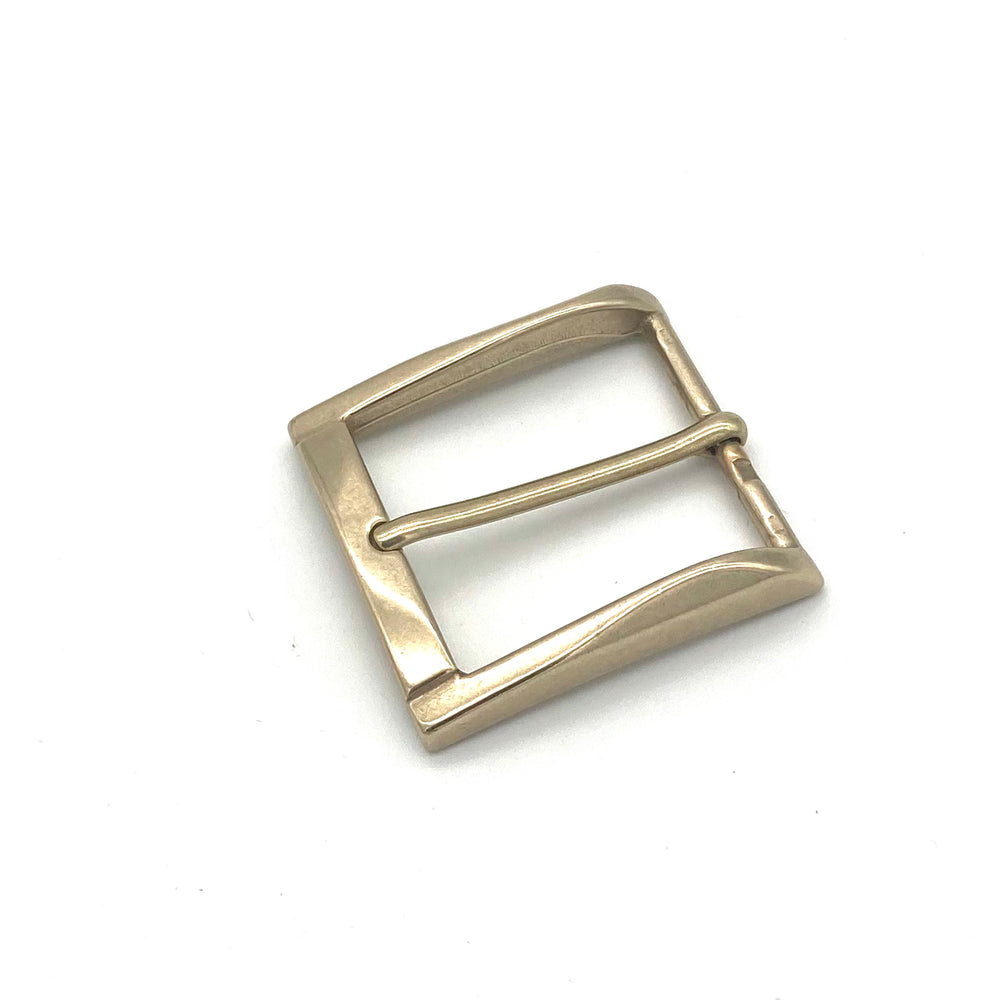 Dornschließe 40mm Gold aus massivem Messing