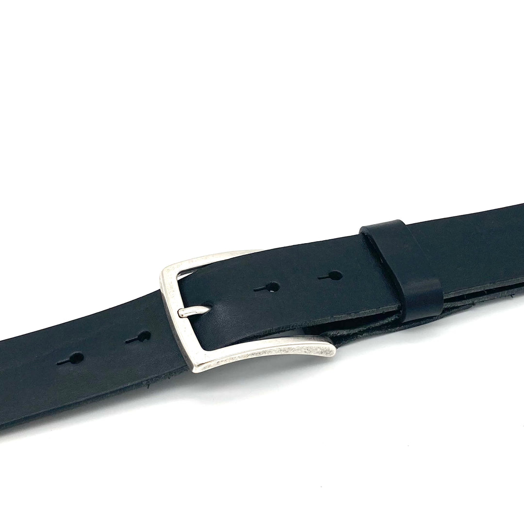 Dornschließe 40mm Silber matt für Druckknopfgürtel
