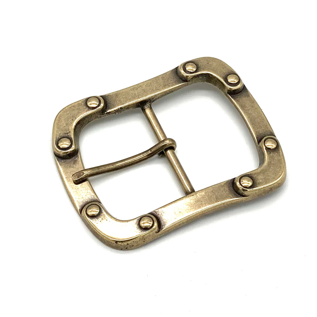 Dornschließe 45 mm Gold geschwärzt