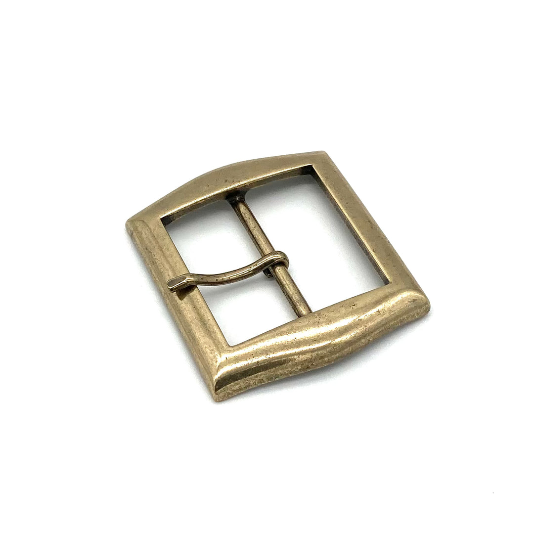 Geschlossene Dornschließe 50 mm Gold geschwärzt