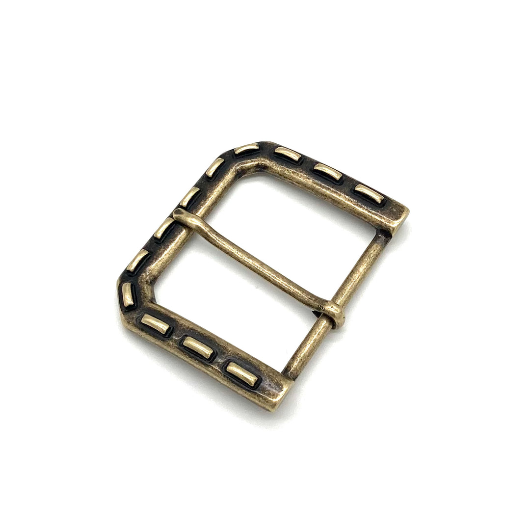 Dornschließe 50 mm Gold geschwärzt
