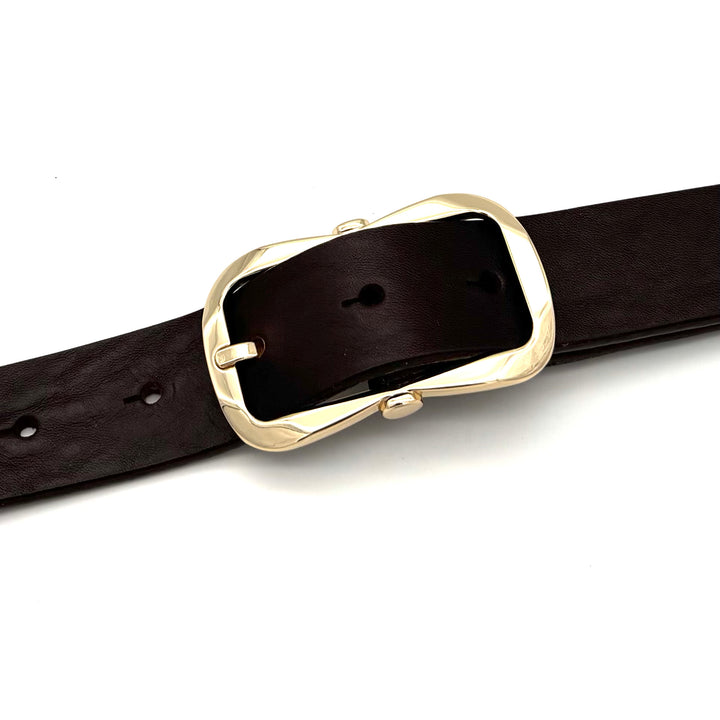 Dornschließe geschlossen 30mm in Gold poliert