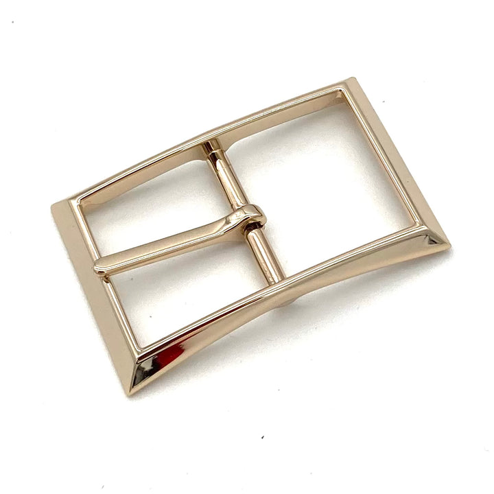 Geschlossene Dornschließe 30mm Gold für Druckknopfgürtel