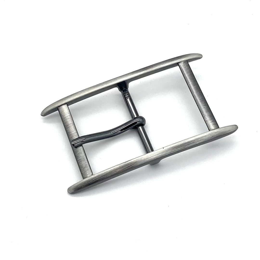 Geschlossene Dornschließe 40mm Edelstahl geschwärzt