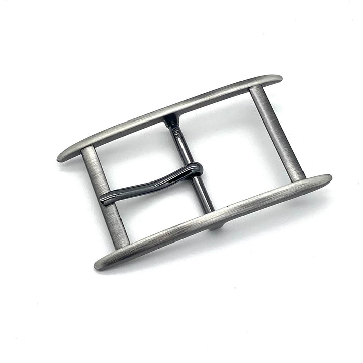 Geschlossene Dornschließe 40mm Edelstahl geschwärzt