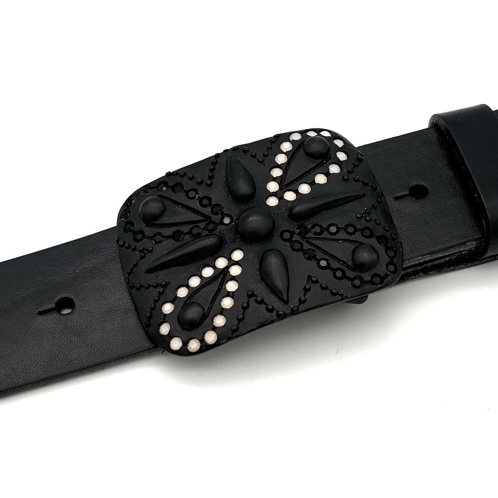 Detailansicht Floral Bärentatze 40 mm Braun aus Zinkdruckguss mit matter Oberfläche