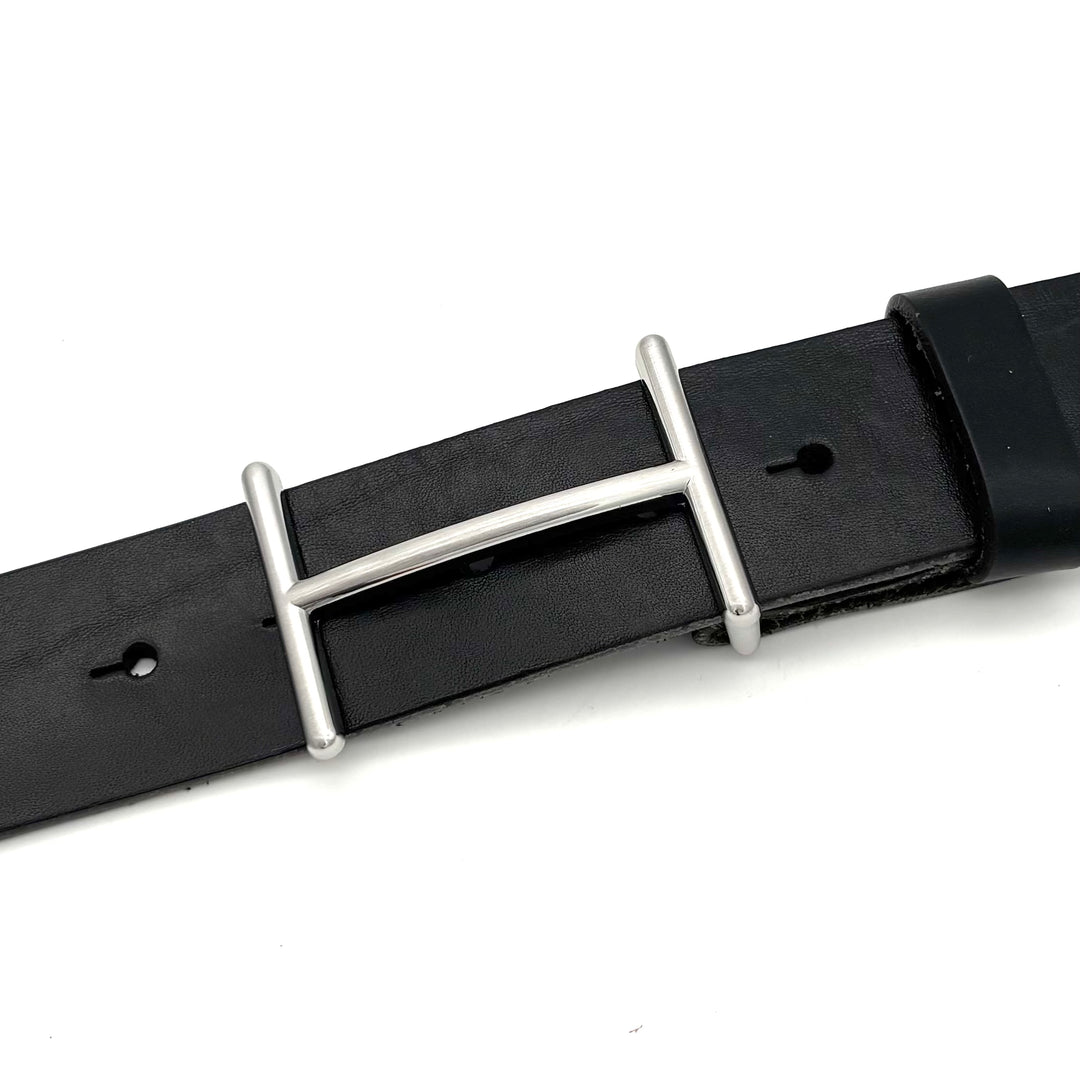 Gürtelschließe 40mm mit Buchstabenmotiv H
