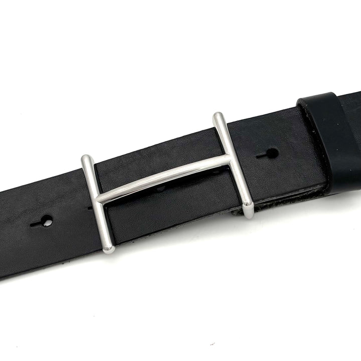 Gürtelschließe 40mm mit Buchstabenmotiv H