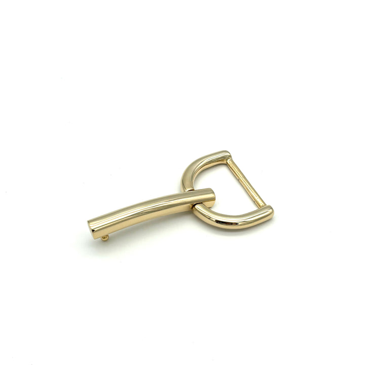 Gürtelschließe 40mm Buckle Gold glänzend