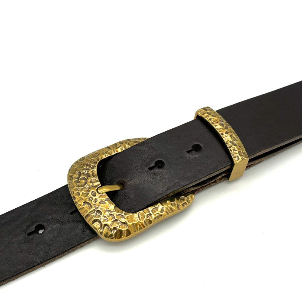 Gürtelschließe 40mm Dornschließe Gold glänzend