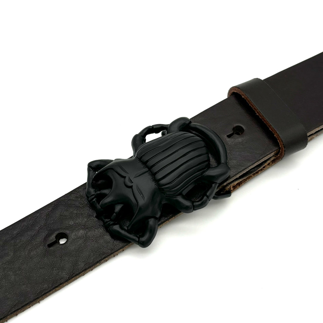 Gürtelschließe 40mm mit Hirschkäfer-Motiv