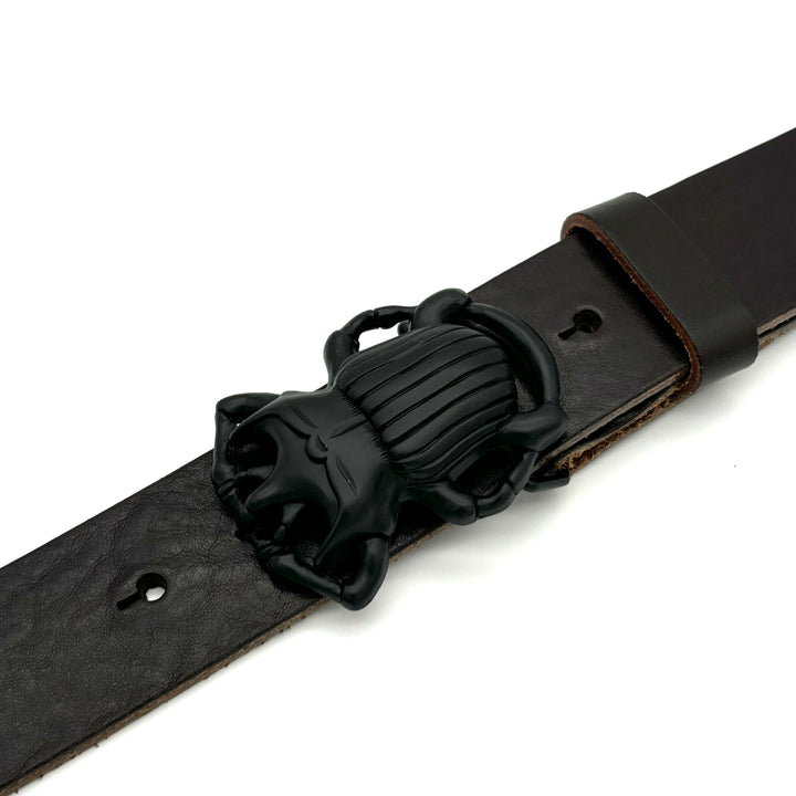 Gürtelschließe 40mm mit Hirschkäfer-Motiv