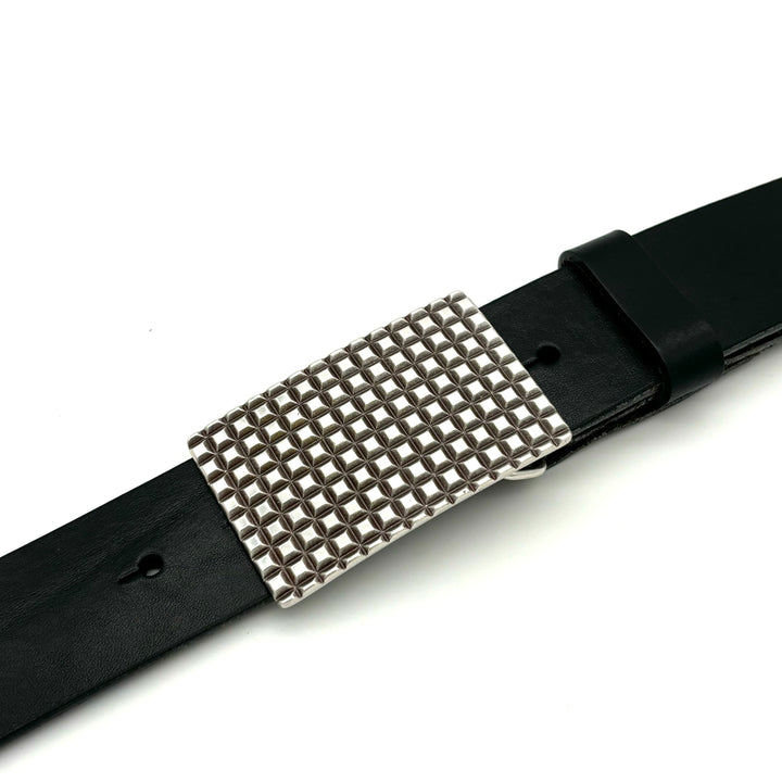 Gürtelschließe 40mm mit Raute-Motiv