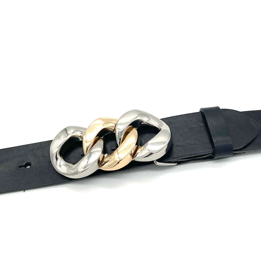 Motivschließe Kette 40 mm mit glänzender Oberfläche