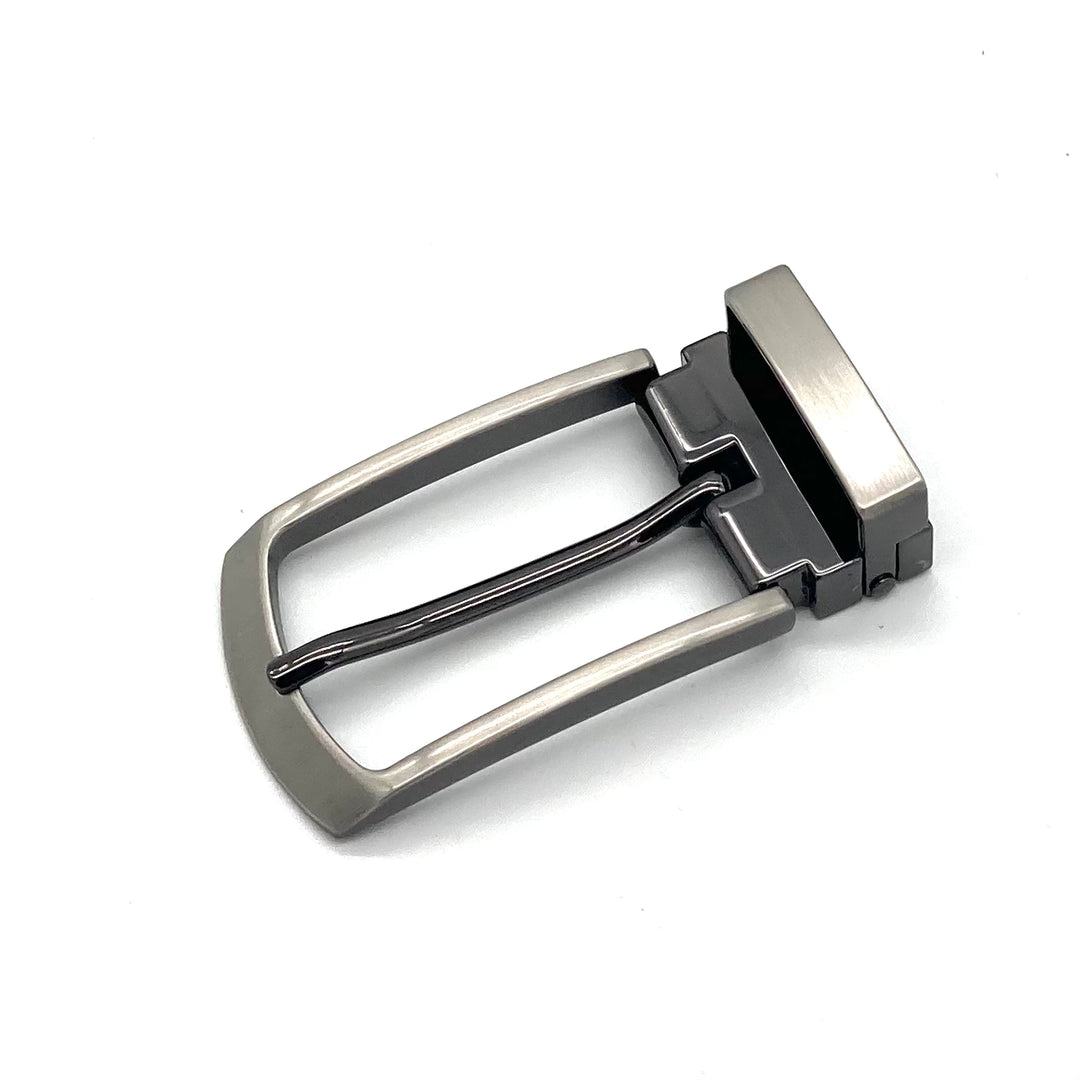 Klemmschließe 30mm Edelstahl satiniert für Gürtel