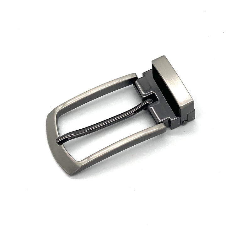 Klemmschließe 30mm Edelstahl satiniert für Gürtel