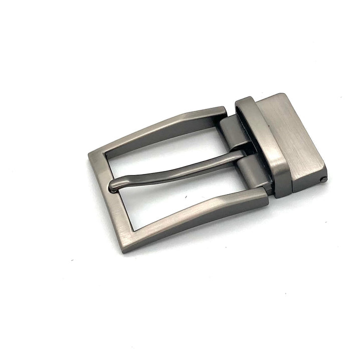 Klemmschließe 35mm geschwärzt mit Metallschlaufe