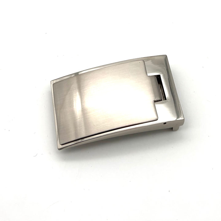 Klemmschließe 40mm Silber satiniert