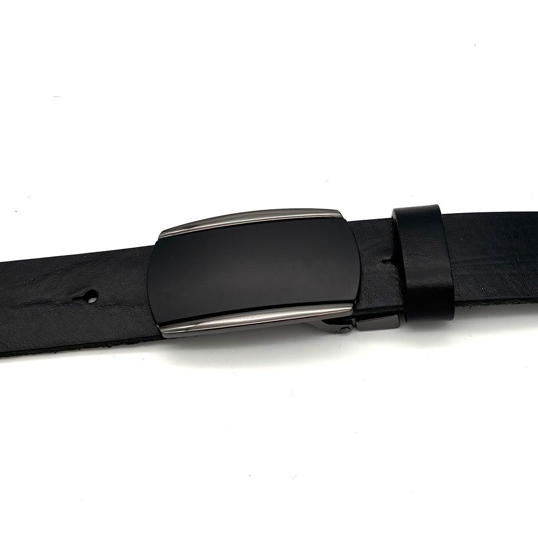 Geschwärzte Klemmschließe für 35mm Gürtel