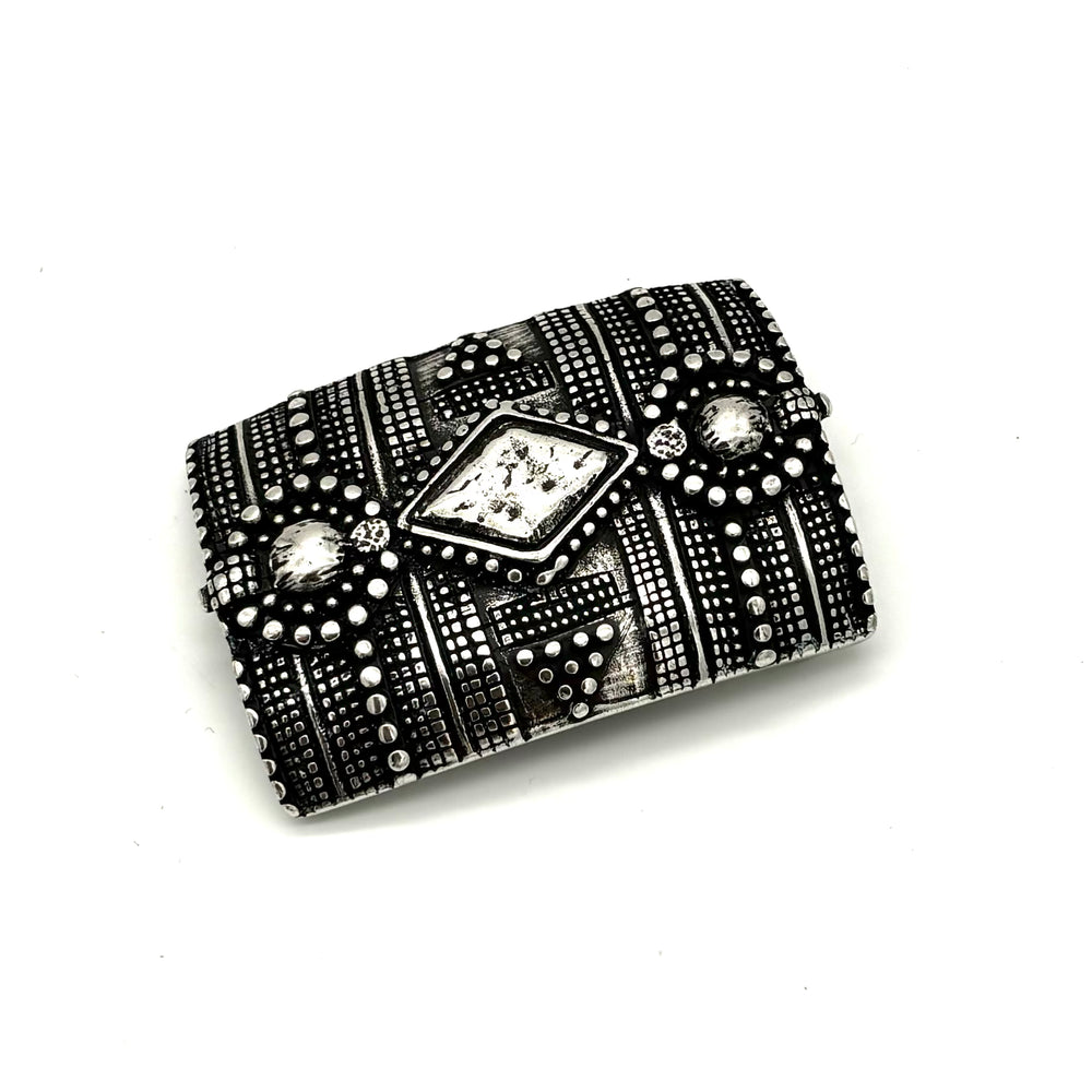 Knoten Buckle 40mm in Silber