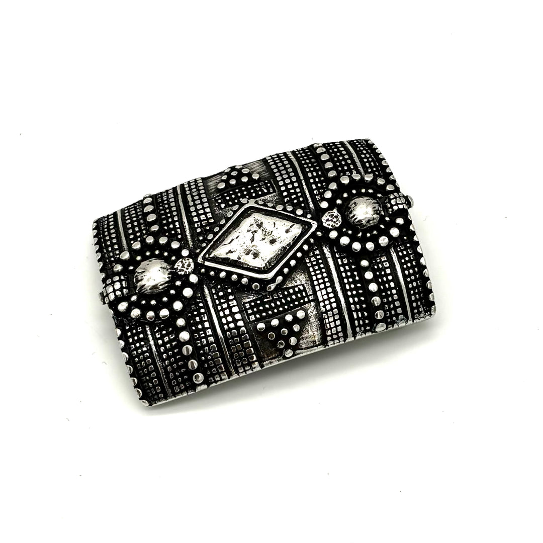 Knoten Buckle 40mm in Silber