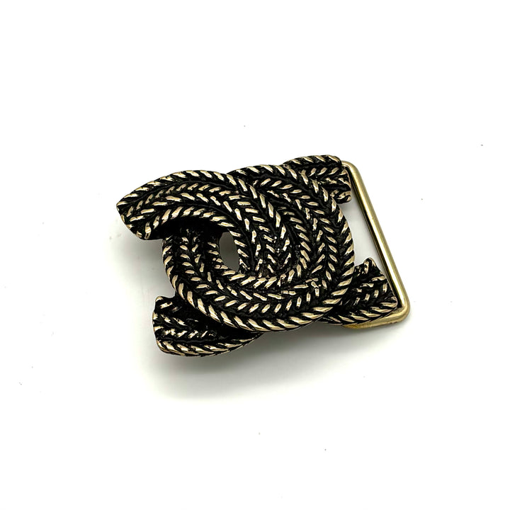 Knoten Gürtelschließe 40mm in Gold