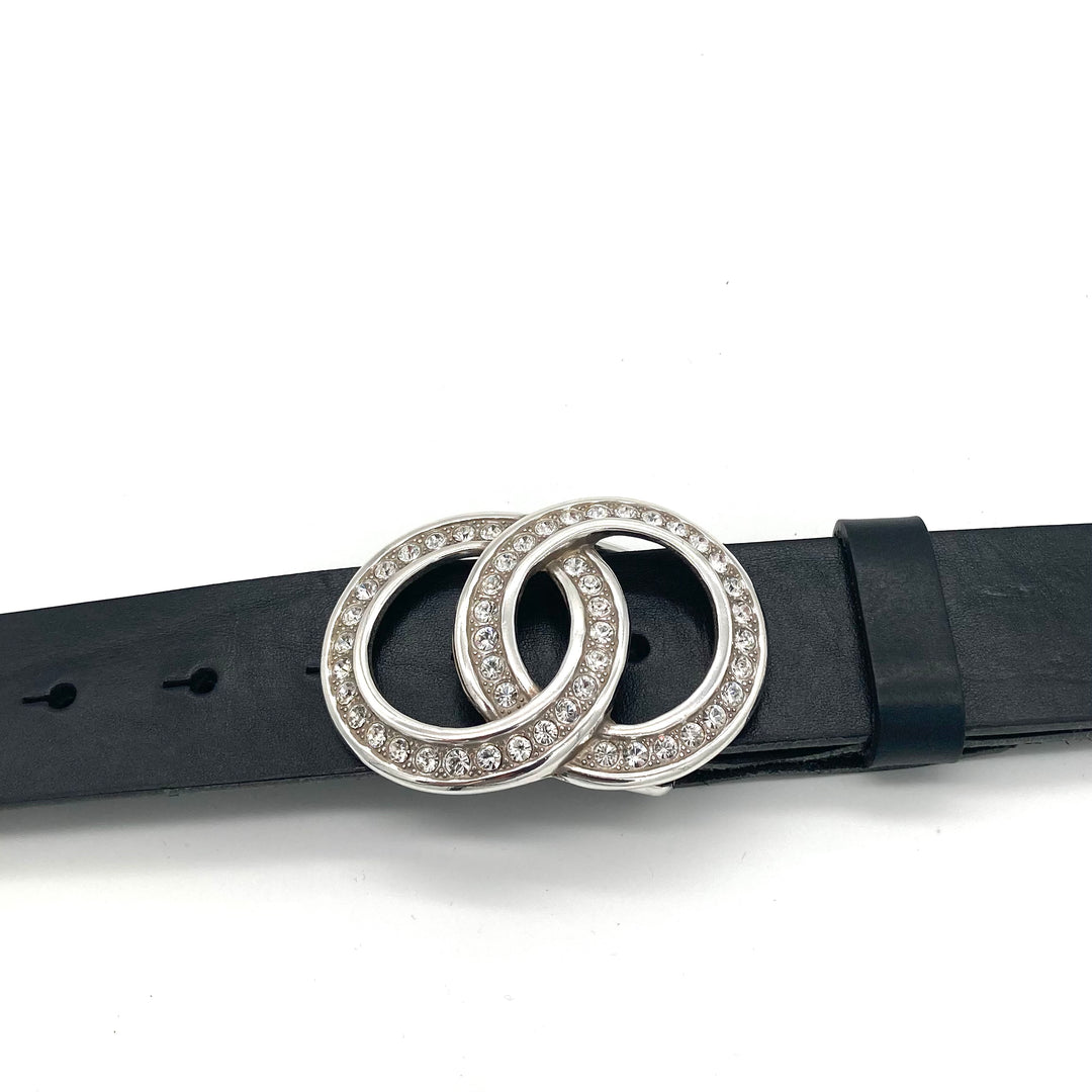 Motivschließe Ringe 40 mm mit Strass
