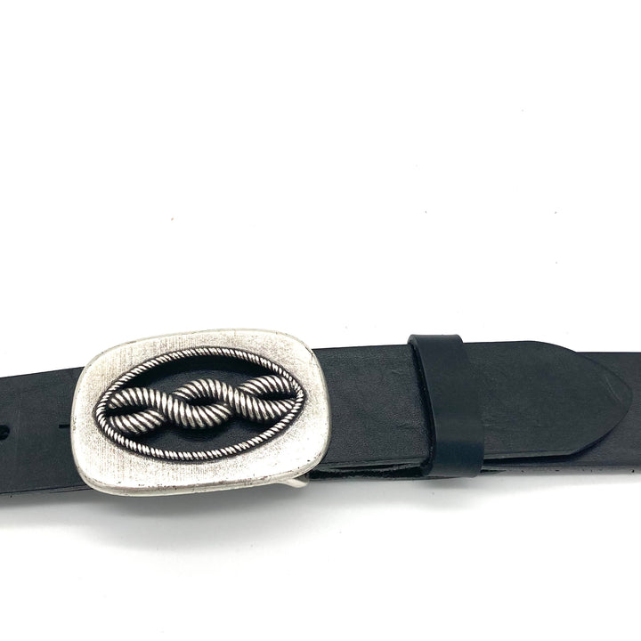 Geflochtene Seile Buckle 40 mm teilweise geschwärzt mit matter Oberfläche