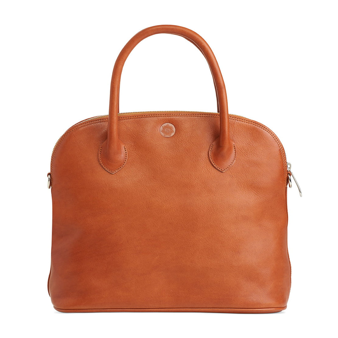 Sonnenleder Roma T Ledertasche für A4-Unterlagen mit Ledertrageriemen